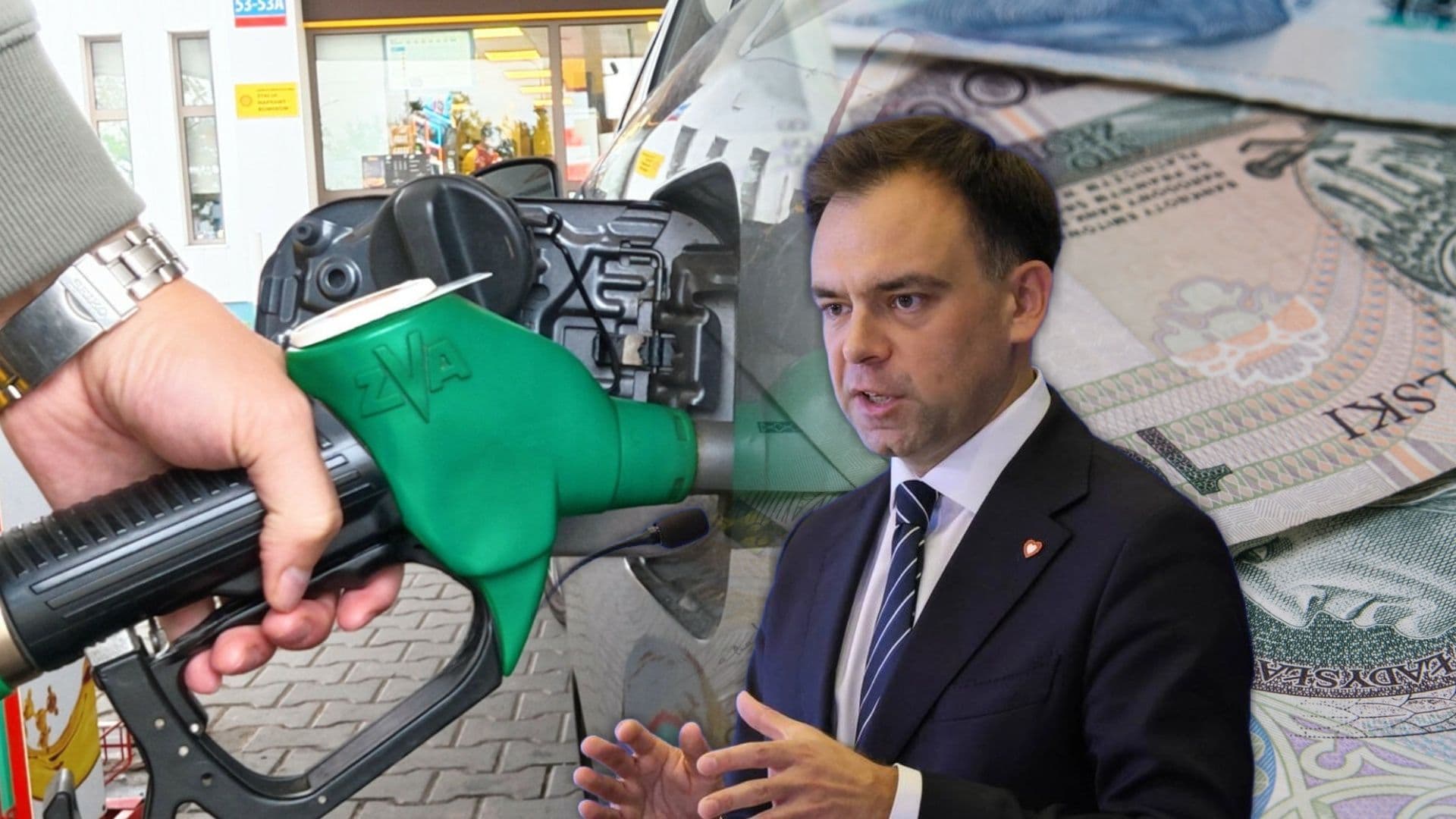 Tankowanie, minister finansów Andrzej Domański, pieniądze