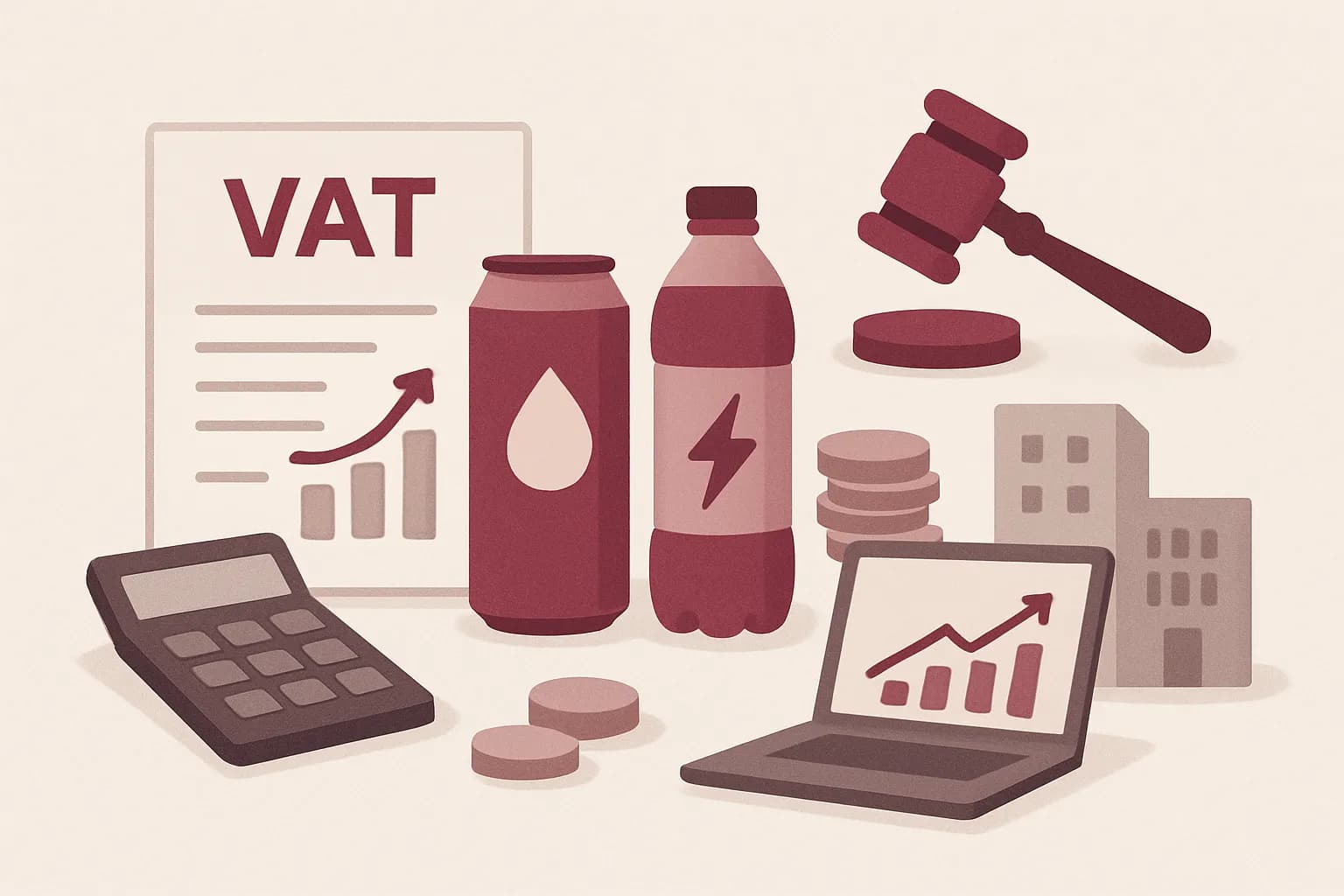 Projekt nowelizacji VAT podnosi stawkę na napoje z co najmniej 20% soku do 23%