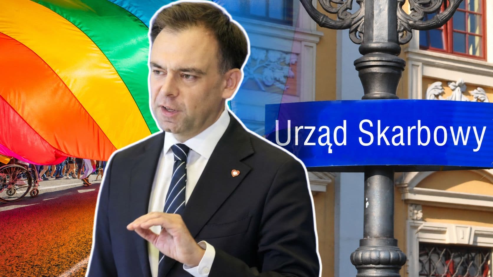 Minister finansów i gospodarki Andrzej Domański